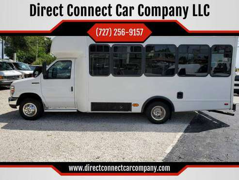 2010 Ford E 450 Shuttle Bus Starcraft 44k miles 15 pass NON CDL #1202 for sale in largo, FL