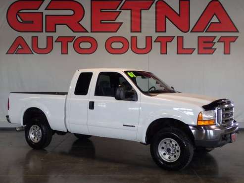 2001 Ford Super Duty F-250 XLT SUPERCAB AUTO 7.3L TURBO DIESEL 4X4 CLE for sale in Gretna, IA