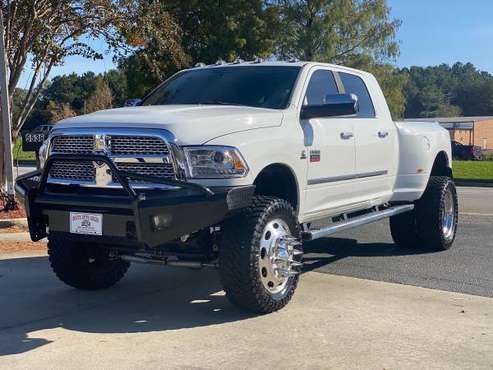 Lifted 11 Dodge Ram 3500 megacab Laramie 4x4 clean title on Alcoas -... for sale in Easley, SC