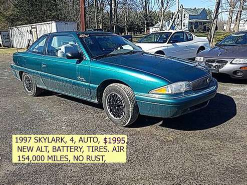 1997 Buick Skylark, 4, Auto. 2Dr. Clean & Solid from Pa. Runs Great... for sale in Verona, NY