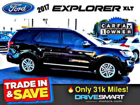 "LOW PRICE!" 😍 GORGEOUS 1-OWNER 2017 FORD EXPLORER XLT! 31k MILES!!... for sale in Orange, CA