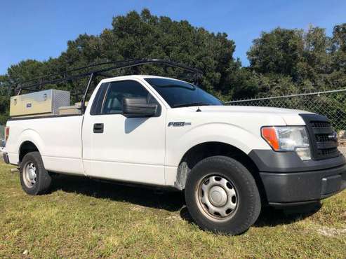2013 Ford F-150 XL One Owner 138k Ladder rack tow pkg tool boxes for sale in Lutz, FL