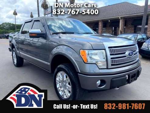 2010 Ford F-150 Truck F150 4WD SuperCrew 145 Platinum Ford F 150 for sale in Houston, TX