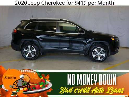 $419/mo 2020 Jeep Cherokee Bad Credit & No Money Down OK - cars &... for sale in Geneva, IL