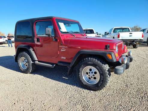 1998 Jeep Wrangler Sport ONLY 85,800 MILES!!! 4.0L sport - cars &... for sale in Brighton, WY