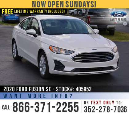 2020 FORD FUSION SE *** SAVE Over $3,000 off MSRP! *** - cars &... for sale in Alachua, FL