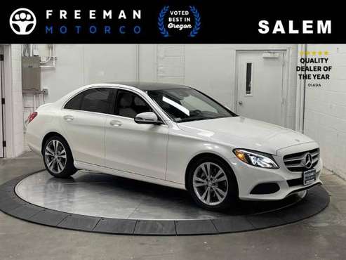 2016 Mercedes-Benz C-Class C 300 Blind Spot Assist Panorama Sunroof for sale in Salem, OR