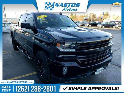 2017 Chevrolet Silverado 1500 FOR ONLY 532/mo! - - by for sale in Kenosha, WI