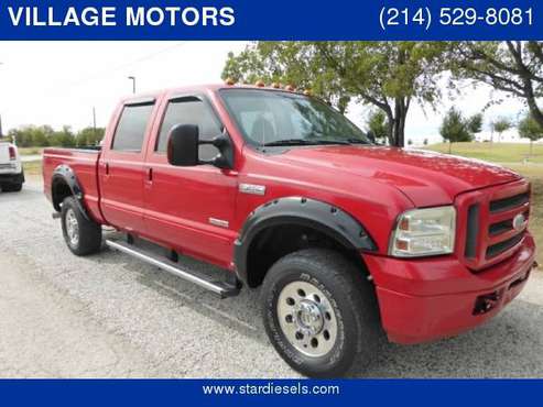2005 Ford F 250 Crew Cab Lariat 4WD DIESEL LEATHER AFFORDABLE for sale in Northlake, TX