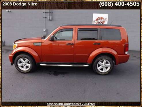 2008 Dodge Nitro 4WD 4dr SXT with Child safety rear door locks for sale in Janesville, WI