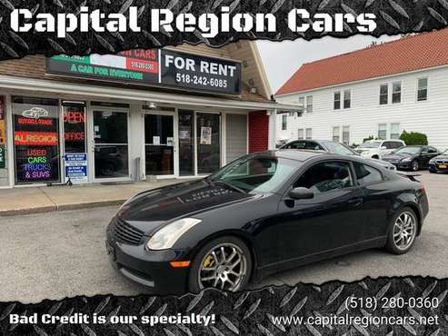 2005 Infiniti G35 coupe 6 speed! BAD CREDIT OK! for sale in Schenectady, NY