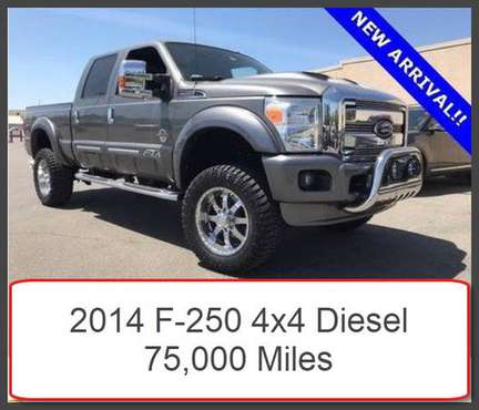 2014 Ford Super Duty F-250 4x4 Lariat Diesel - - by for sale in San Leandro, CA