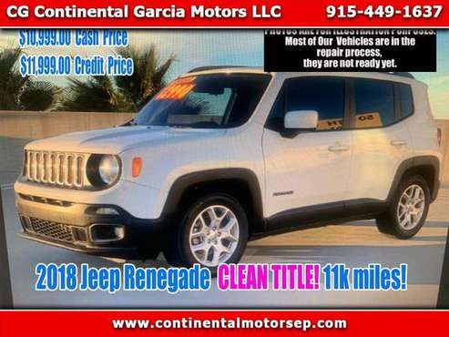 2018 Jeep Renegade Latitude FWD - cars & trucks - by dealer -... for sale in El Paso, TX