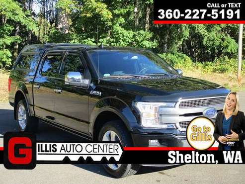 2018 Ford F-150 4x4 4WD F150 Platinum TRUCK PICKUP SuperCrew - cars... for sale in Shelton, WA
