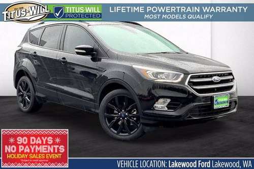 2017 Ford Escape 4x4 4WD Titanium SUV - cars & trucks - by dealer -... for sale in Lakewood, WA