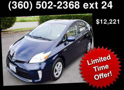 2013 Toyota Prius 5dr HB Three - - by dealer - vehicle for sale in Burlington, WA