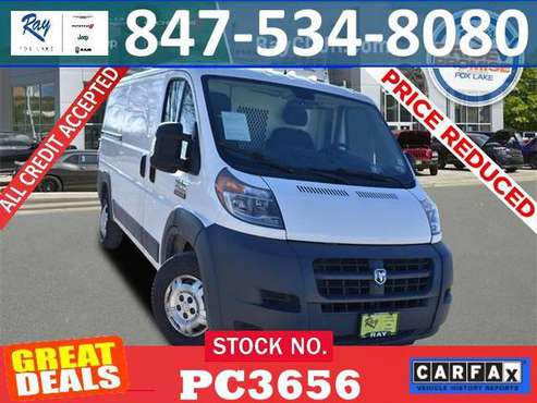 ✔️2016 Ram ProMaster 1500 _Low Roof_FWD Bad Credit Ok EMPLOYEE... for sale in Fox_Lake, IL