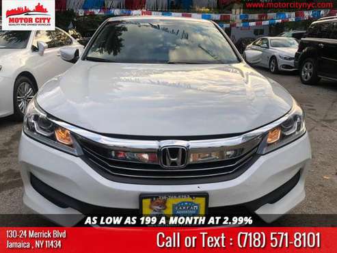 CERTIFIED 2016 HONDA ACCORD EX-L! WARRANTY! BACKUP! FULLY LOADED -... for sale in Jamaica, NY