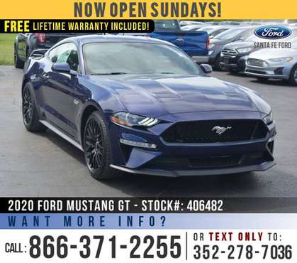 2020 FORD MUSTANG GT *** SAVE Over $4,000 off MSRP! *** - cars &... for sale in Alachua, FL
