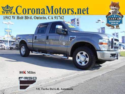 2009 Ford F-350 XLT Turbo Dsl Only 80K Miles - cars & trucks - by... for sale in Ontario, CA