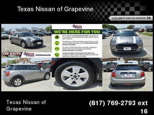 2017 MINI Cooper Base - - by dealer - vehicle for sale in GRAPEVINE, TX