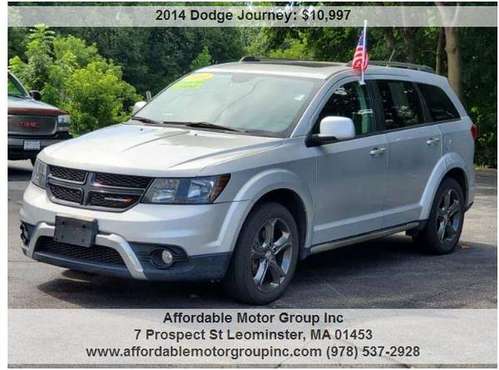 2014 Dodge Journey Croosroad AWD 105K miles Navigation Power Roof Powe for sale in leominster, MA
