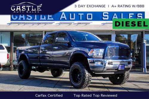 2012 Ram 2500 Diesel 4x4 4WD LIFTED Dodge Big Horn Truck - cars &... for sale in Lynnwood, MT