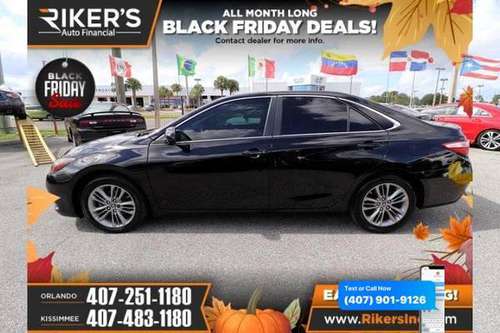 2015 Toyota Camry SE - cars & trucks - by dealer - vehicle... for sale in Orlando, FL