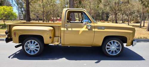 1975 Chevy C10 Scottsdale stepside V8 350 - - by for sale in Arroyo Grande, CA