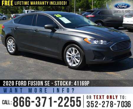 2020 Ford Fusion SE Ecoboost - Touchscreen - Cruise Control for sale in Alachua, FL