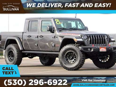 2021 Jeep Gladiator Rubicon FOR ONLY 1, 012/mo! - - by for sale in Yuba City, CA
