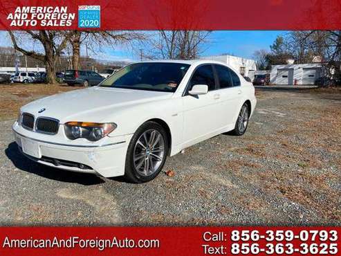 2003 BMW 7 Series 745i 4dr Sdn - cars & trucks - by dealer - vehicle... for sale in DELRAN, NJ