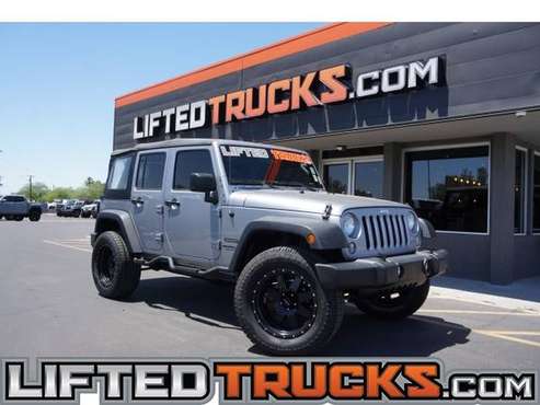 2016 Jeep Wrangler Unlimited 4WD 4DR SPORT SUV 4x4 Pas - Lifted for sale in Phoenix, AZ