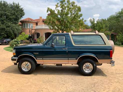 1994 Ford Bronco Eddie Bauer edition 5 8 V8 Leather for sale in irving, TX