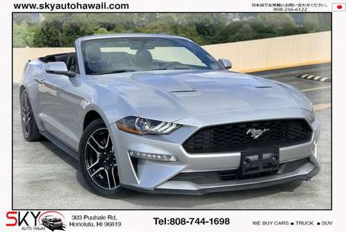 2018 *Ford* *Mustang* *EcoBoost Premium Convertible* - cars & trucks... for sale in Honolulu, HI