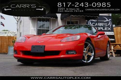 2008 Chevrolet Corvette C6 LS3 3LT WOW! LOW MILES! CLEAN CARFAX! NA for sale in Fort Worth, TX