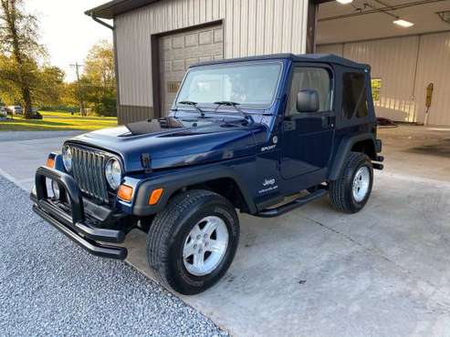 Clean 05 Jeep Wrangler TJ - cars & trucks - by dealer - vehicle... for sale in Hillsboro, OH