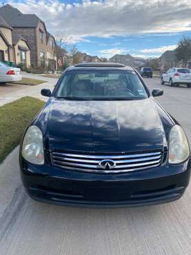 2003 Infiniti G35 - cars & trucks - by owner - vehicle automotive sale for sale in Lewisville, TX