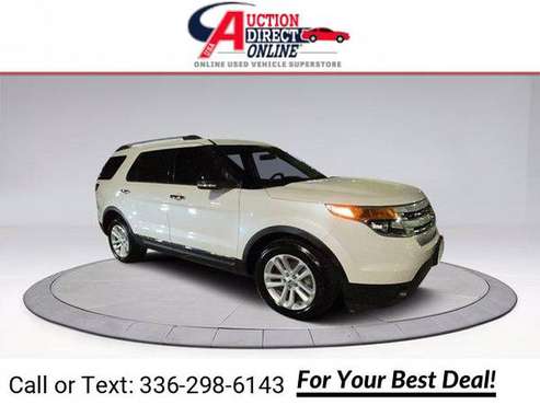 2015 Ford Explorer XLT suv White - - by dealer for sale in Raleigh, NC
