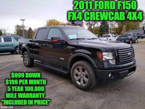 !!*2011 FORD F150 CREWCAB FX4 LARIAT 4X4 PICKUP*!! - cars & trucks -... for sale in Rowley, MA