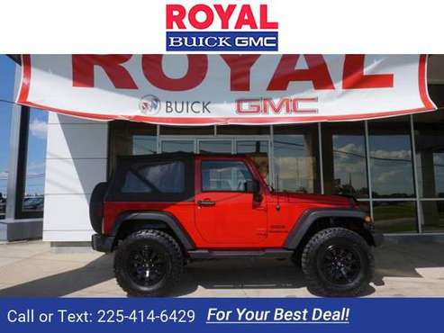 2013 Jeep Wrangler Sport 4WD suv Flame Red Clearcoat for sale in Baton Rouge , LA