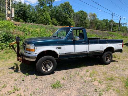 1997 FORD F250 XLT 4x4 w/ PLOW for sale in Milford, NY