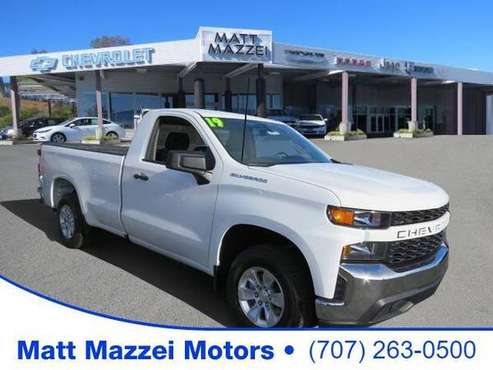 2019 Chevrolet Silverado 1500 truck WT (Summit White) - cars &... for sale in Lakeport, CA