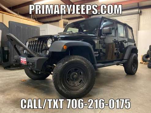 2014 Jeep Wrangler Unlimited IN HOUSE FINANCE - FREE SHIPPING - cars... for sale in DAWSONVILLE, GA