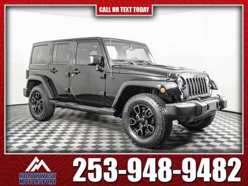 2018 Jeep Wrangler Unlimited Sahara 4x4 - - by for sale in PUYALLUP, WA