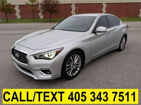 2019 INFINITI Q50 3 Ot LUXE ONLY 19K MILES! LEATHER! NAV! CLEAN for sale in Norman, OK