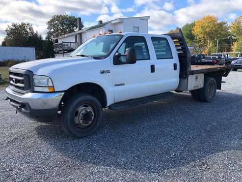 2003 Ford f550 flat bed dually diesel runs excellent for sale in Exeter, ME