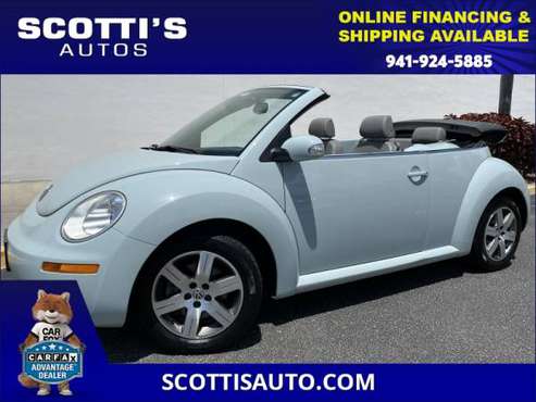 2006 Volkswagen New Beetle Convertible ONLY 44K MILES! RARE COLOR! for sale in Sarasota, FL