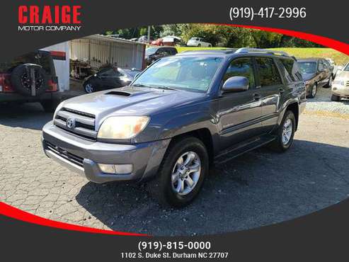 2004 Toyota 4Runner - cars & trucks - by dealer - vehicle automotive... for sale in Durham, NC