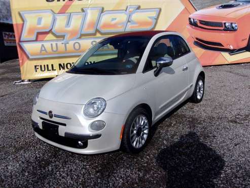 2013 Fiat 500 Lounge Convertible 46,000 Miles - cars & trucks - by... for sale in Kittanning, PA